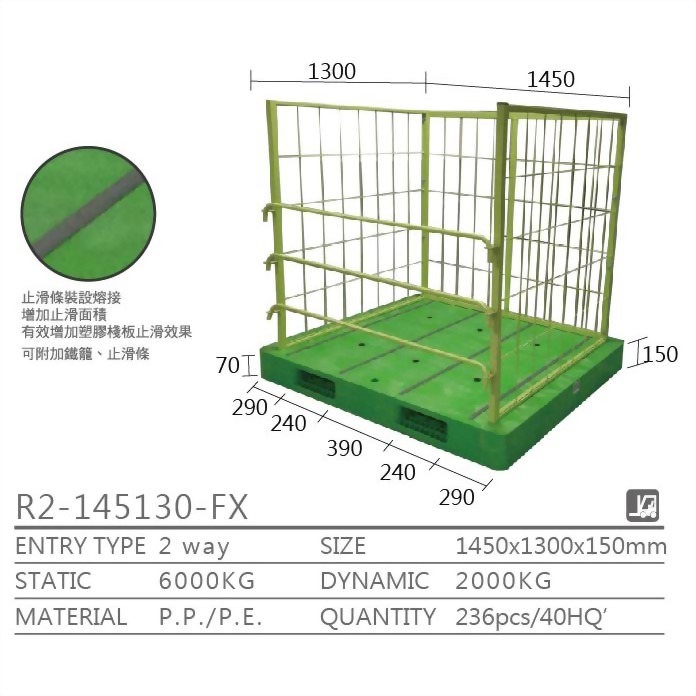 forklift pallet, reversible pallet, plastic pallet