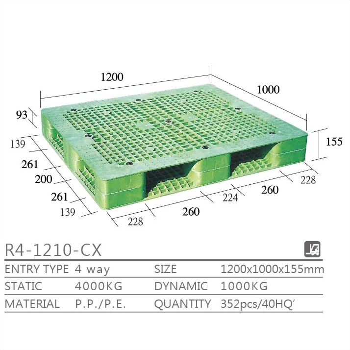 forklift pallet, reversible pallet, plastic pallet