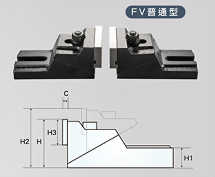 FV自由式虎鉗-普通型