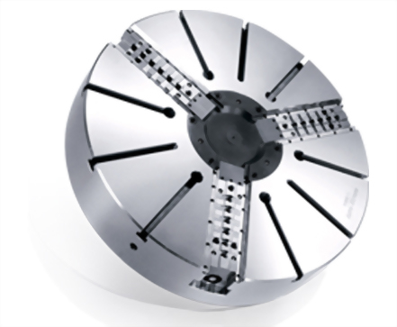 Large wedge type non through-hole power chuck (adapter excluded)