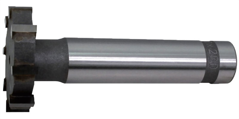 CARBIDE TIPPED STRAIGHT TOOTH T-SLOT END MILL