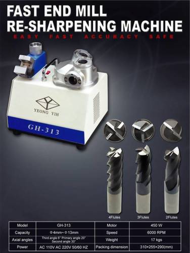 End Mill Re-sharping Machine