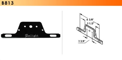 Universal Steel Bracket For License Plate Lights