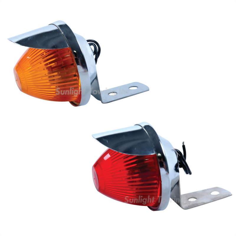Beehive Light W/Chrome Visor - PC Rated