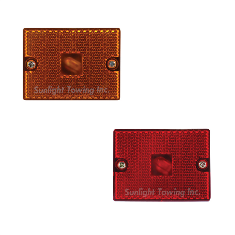 Stud-Mount Clearance Marker Light W/Reflex