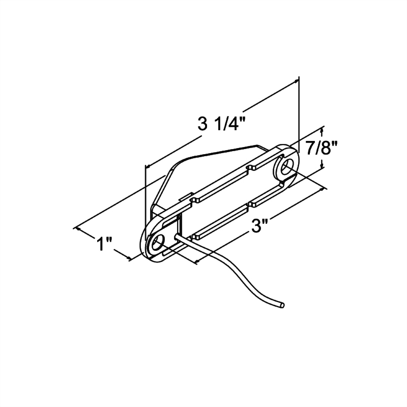Slim-Line Clearance Marker Light - PC Rated