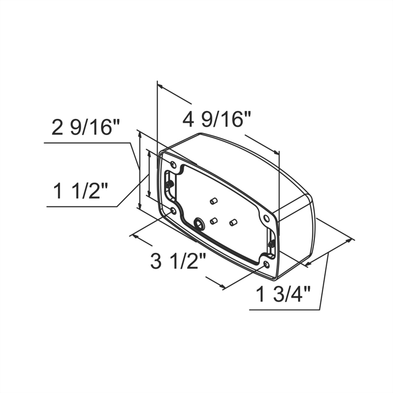 Rectangular S/T/T Light