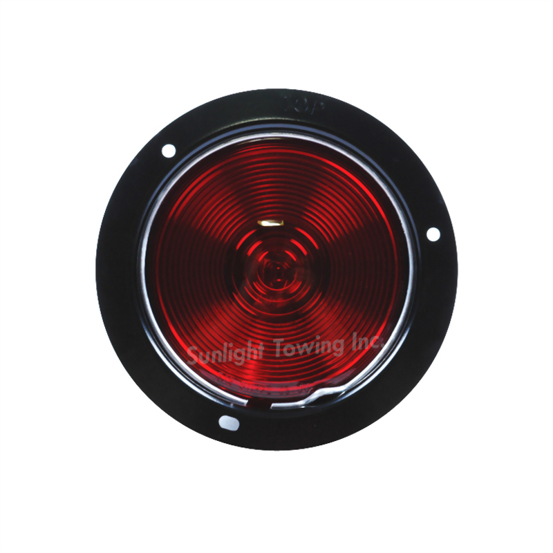 Black Metal Flush-Mount S/T/T Light