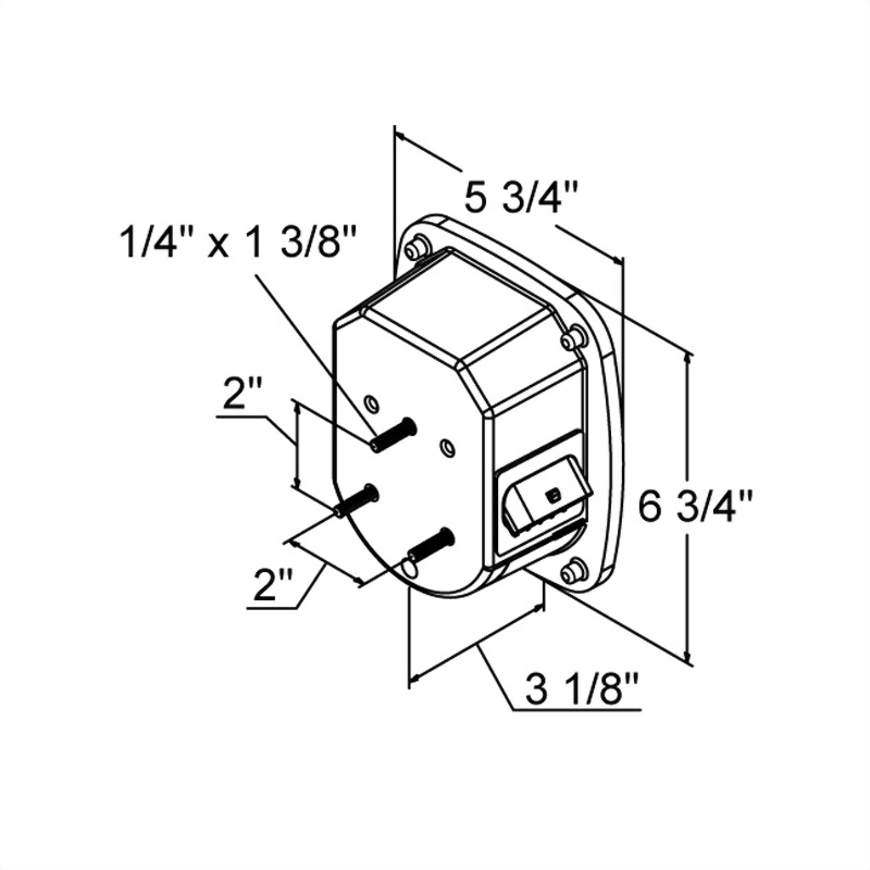 Combo Tail Light W/Metri-Pcak Connector