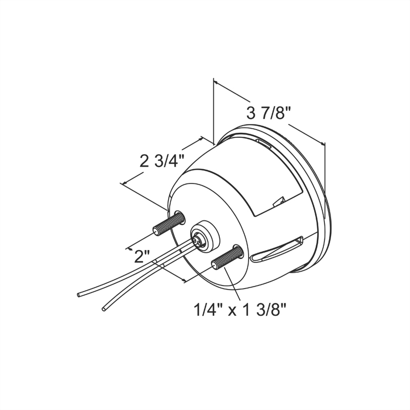 Universal Stud- Mount S/T/T Light