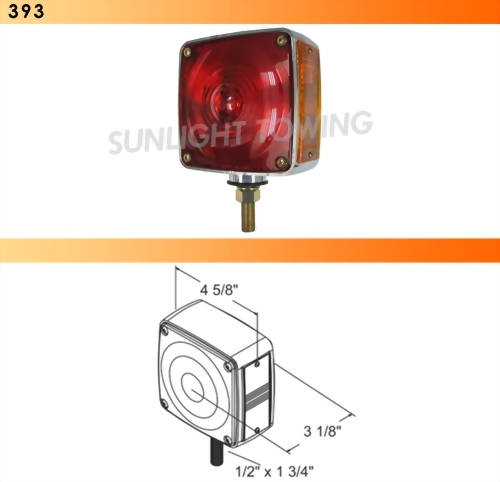 Double-Face Park & Turn Signal Light W/Side Marker