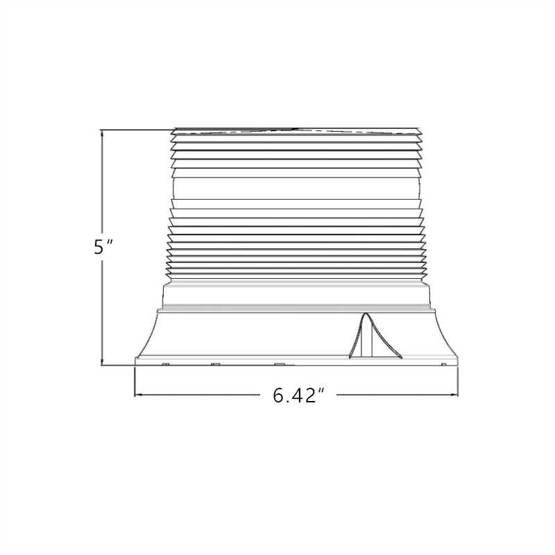 LED Rotating Strobe Beacon Light