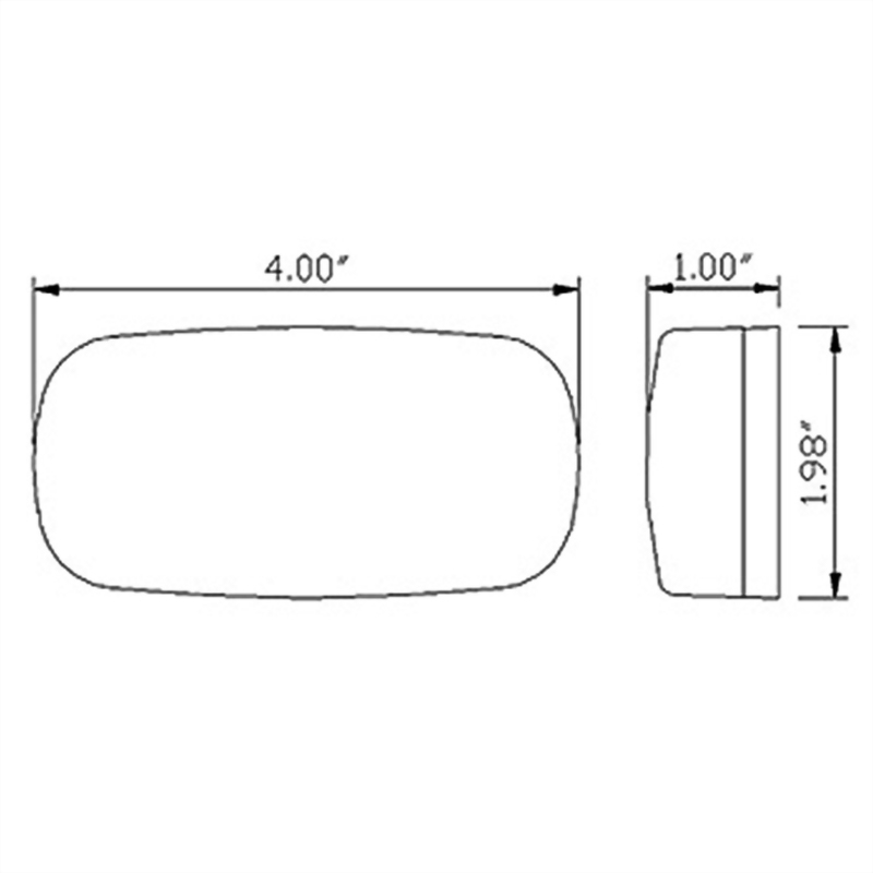 LED Clearance Marker Light - 6 Diodes