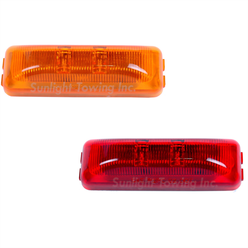 LED Rectangular Sealed Clearance Marker Light - 2 Diodes