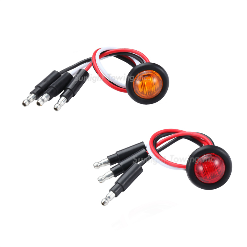 LED 3/4” Dual Function Clearance Marker Light, PC Rated