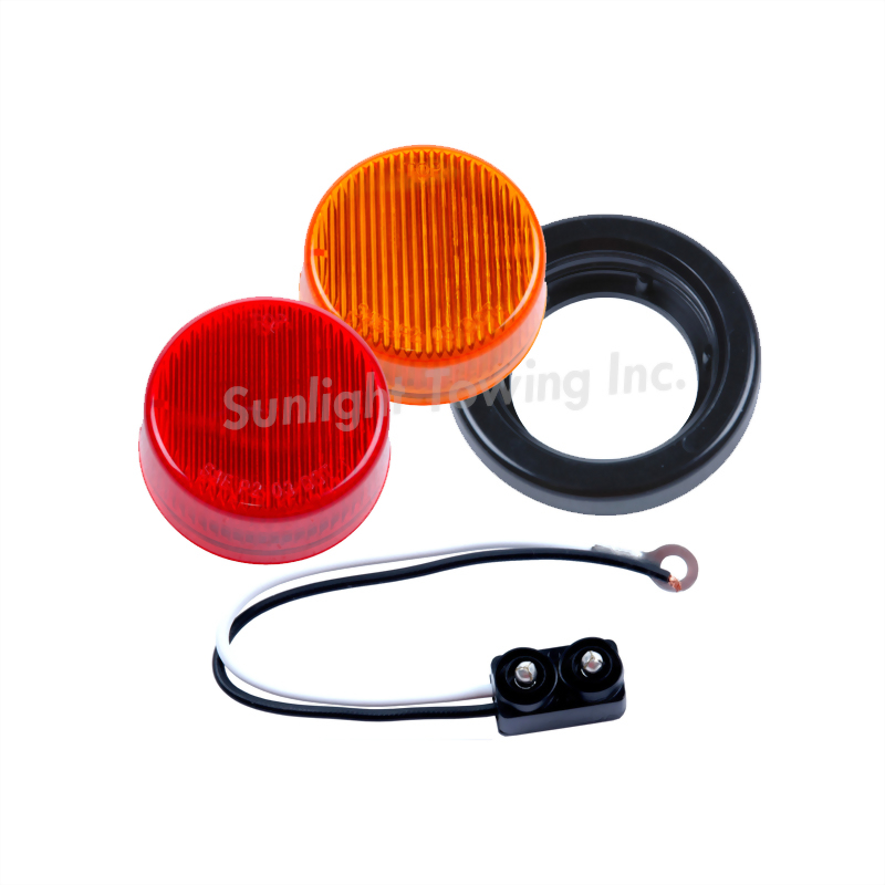 OTR 2 Round Sealed Incandescent Clearance Marker Light - Red PT3000R