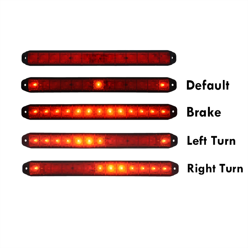 LED ID Light Bar W/Auxiliary Turn Signal Light