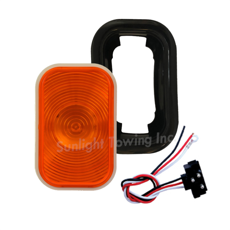 LED Rectangular Sealed Turn Signal Light - Single Diode