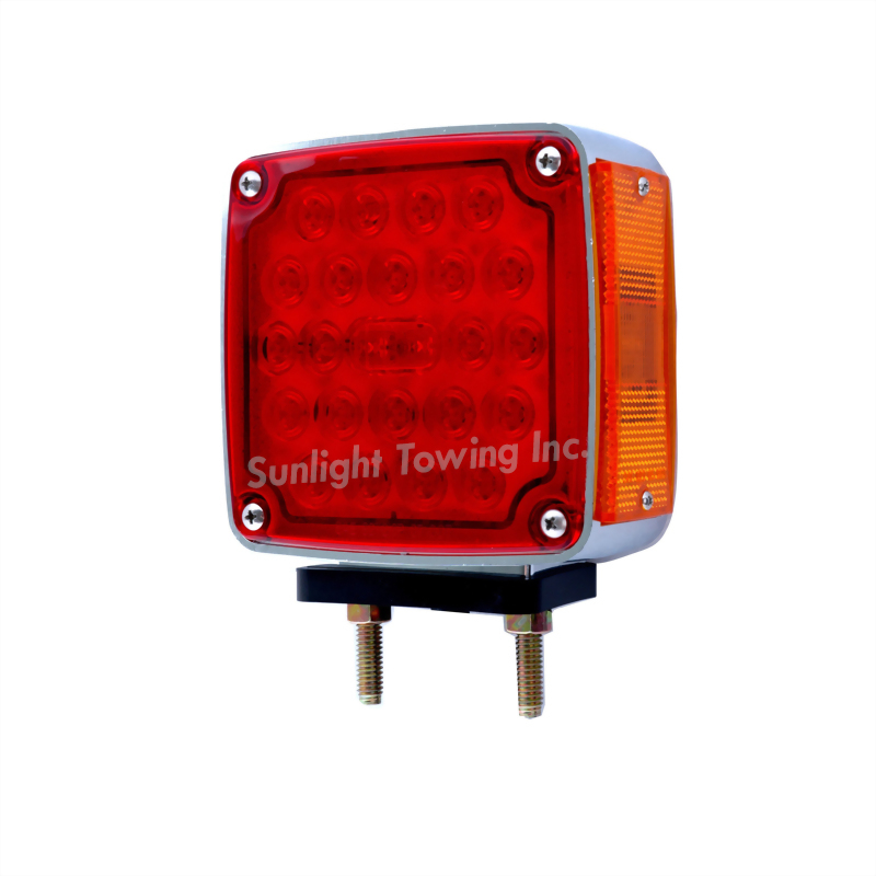 LED Double-Face Turn & Park Light W/Side Marker - 50 Diodes