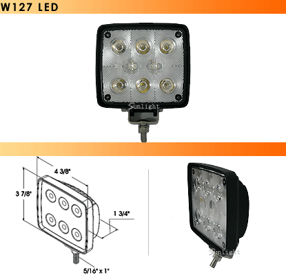 LED Work Light - 8 Diodes