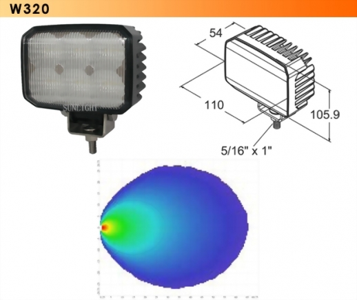 LED Work Light - 6 Diodes
