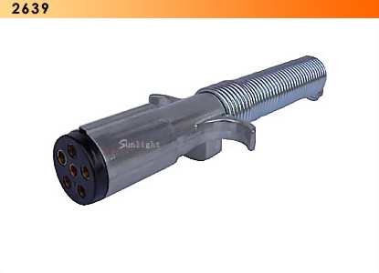 6 Pole Plug W/ Cable Guard
