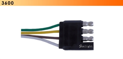 4 Wire Flat Connector-Trailer End