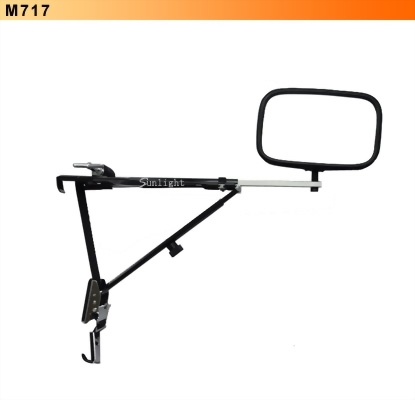 Adjustable Door-Mount Tow Mirror