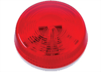 2.5" Round Surface Mount Clearance Marker Light - PC Rated