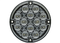 LED 7" Round Sealed Back-Up Light - 24 Diodes