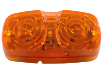 LED Double Bulls Eye Clearance Marker Light - 16 Diodes