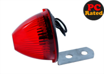 LED 2.5" Beehive Light - 6 Diodes, PC Rated