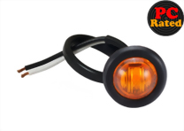LED 3/4" Clearance Marker Light - Single Diode, PC Rated