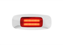 LED Clearance Marker Light W/Chrome Bezel - 4 Diodes