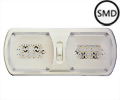 Double LED RV Ceiling Light - 24 Diodes