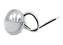 LED Chrome License Plate Light - 2 Diodes