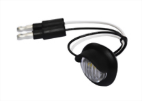 LED 3/4" License Plate Light - 2 Diodes