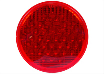 LED 4" Round Sealed S/T/T Light W/Reflector - 40 Diodes