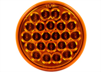 LED 4" Round Sealed Strobe Light - 24 Diodes