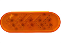 LED 6" Oval Sealed Arrow Sequential Signal Light - 35 Diodes