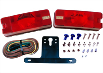 LED Over 80" Wide Submersible Trailer Light Kit