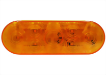LED 6" Oval Sealed Turn Signal Light - 7 Diodes
