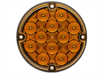 LED 7" Round Sealed Park & Turn Light - 12 Diodes