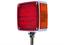 LED Double-Face Turn & Park Light W/Side Marker - 50 Diodes