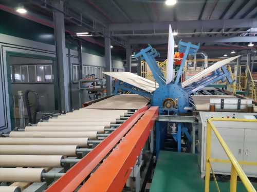 Ferris wheel type turner with conveyor