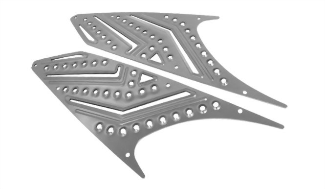 ALUMINUM FOOT BOARD FOR JET POWER (EVO)