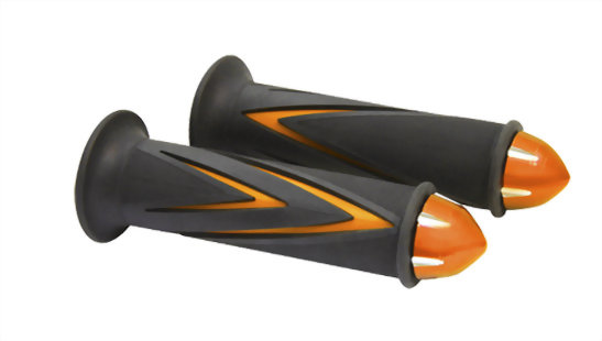 ARROW GRIPS DUAL COLOR WITH BAR-END CAP