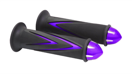 ARROW GRIPS DUAL COLOR WITH BAR-END CAP