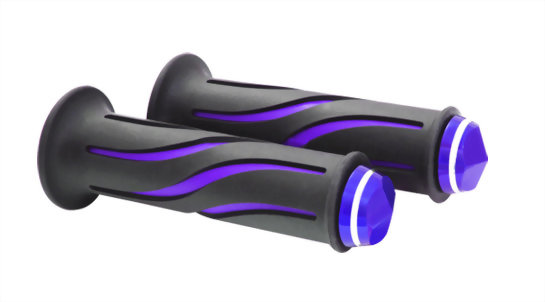 CURVE GRIPS DUAL COLOR WITH BAR-END CAP
