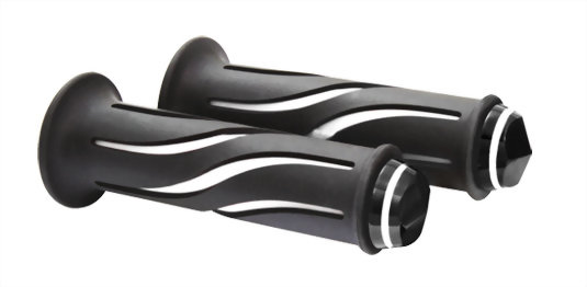 CURVE GRIPS DUAL COLOR WITH BAR-END CAP